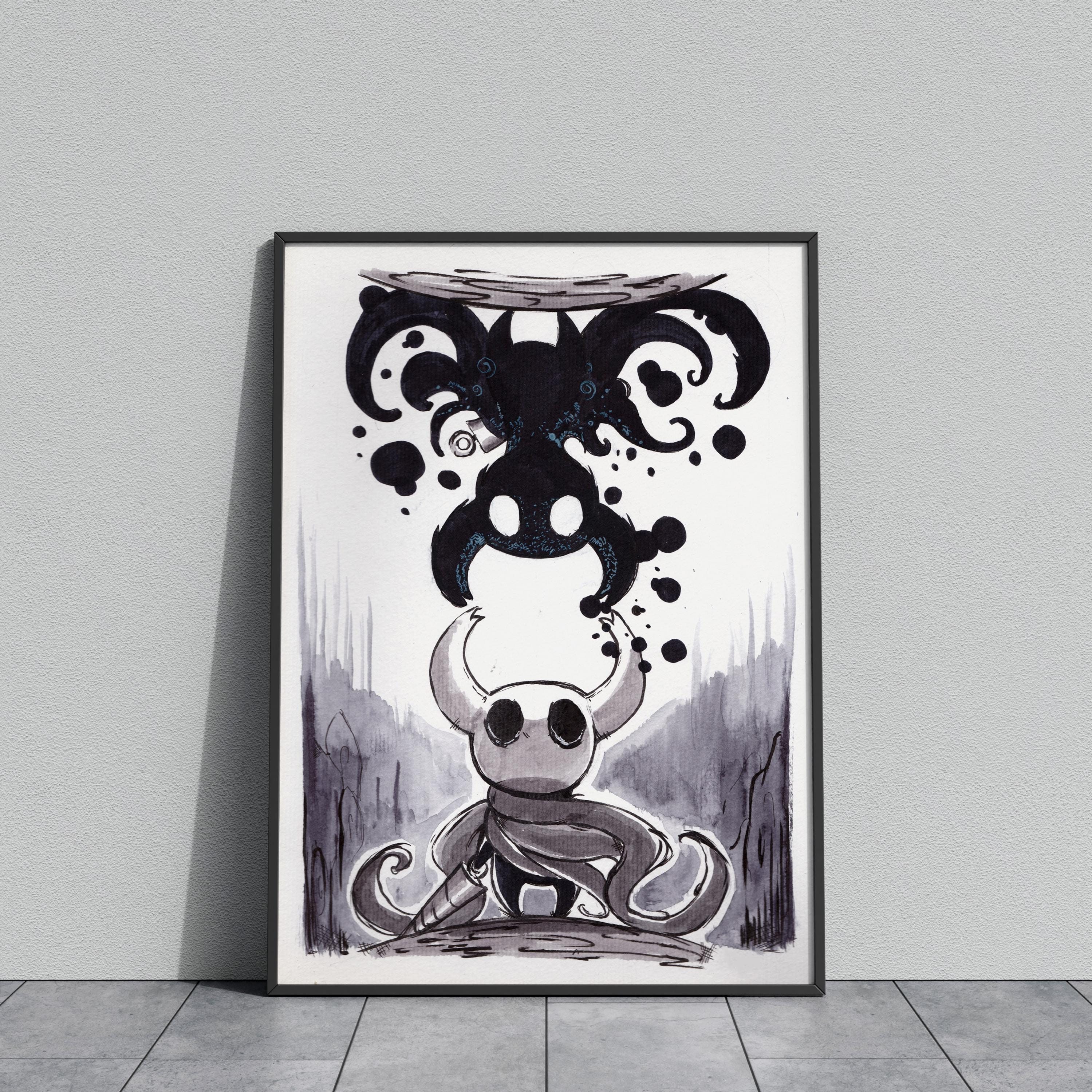 Hollow Knight Poster | the Knight Wall Art | Game Print #2 - Etsy