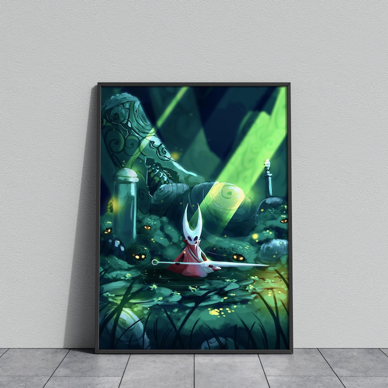 Hollow Knight Poster | the Knight Wall Art | Game Print #2 - Etsy