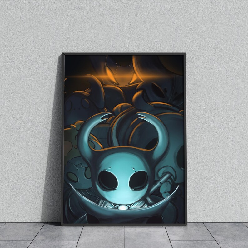Hollow Knight Poster | the Knight Wall Art | Game Print - Etsy