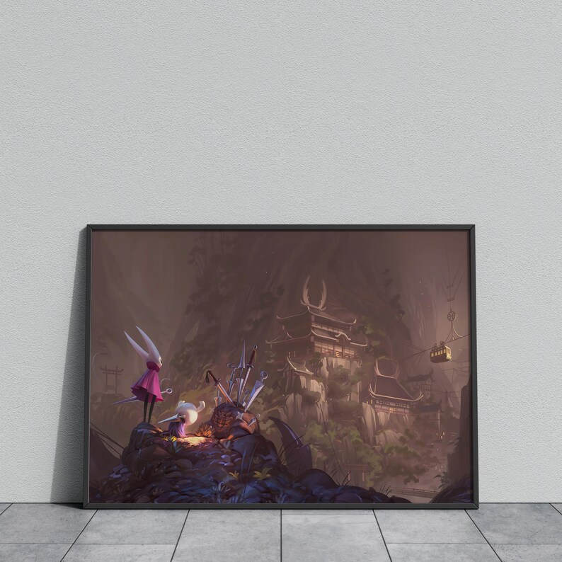 Hollow Knight Poster | the Knight Wall Art | Game Print - Etsy