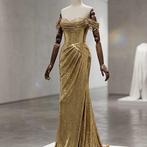 Mermaid Gold Prom Dresses - Etsy Mermaid Gold Prom Dresses - Etsy