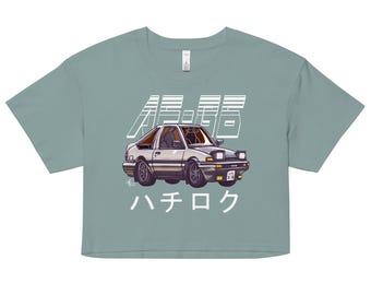 ヴィンテージアニメカー トレノ AE86 ブルー クロップトップ