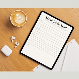 SOAP Bijbelstudie afdrukbaar | Christelijke schriftstudiepagina's | Digitale download voor Faith-journaling