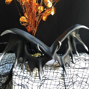 Leder Vampir Maskerade Maske, Schwarze Festival Maske, Masked Fantasy Ball, Renaissance Faire Dunkelfee, Halloween Maske, Karneval Party