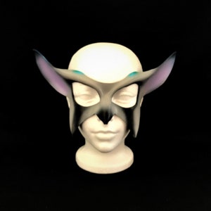 TRICO MASK - Leather Trico Cosplay Ears * Hippogriff Animal Masquerade Mask * Video game Fantasy Animal Cosplay, Halloween