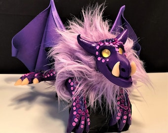 Shoulder Dragon Puppet Purple ADULT Dragon, Customizable Superhero Cosplay Shoulder Dragon * Fantasy Creature Mythical Beast