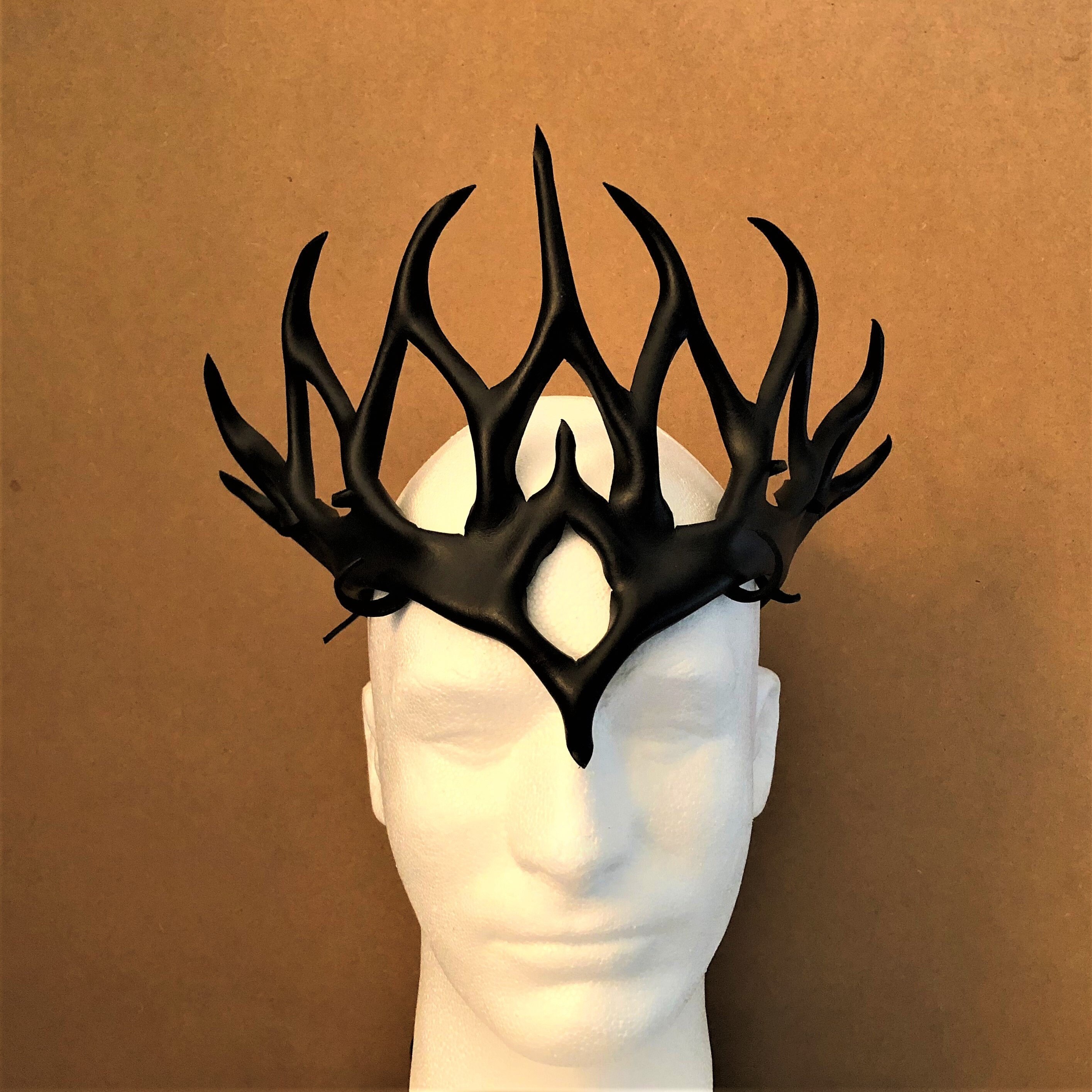 Black leather crown deals