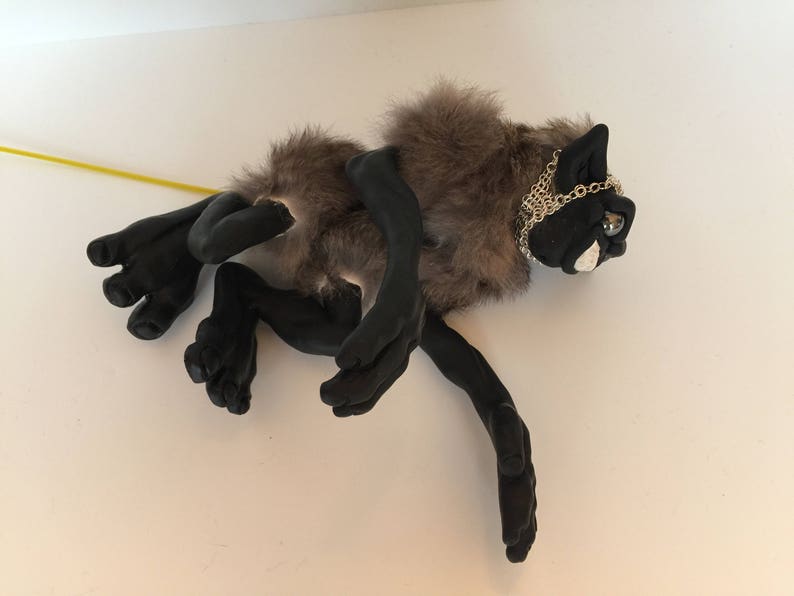 BROWNIE Shoulder Puppet Fantasy Creature with Coif Spiderwick Etsy