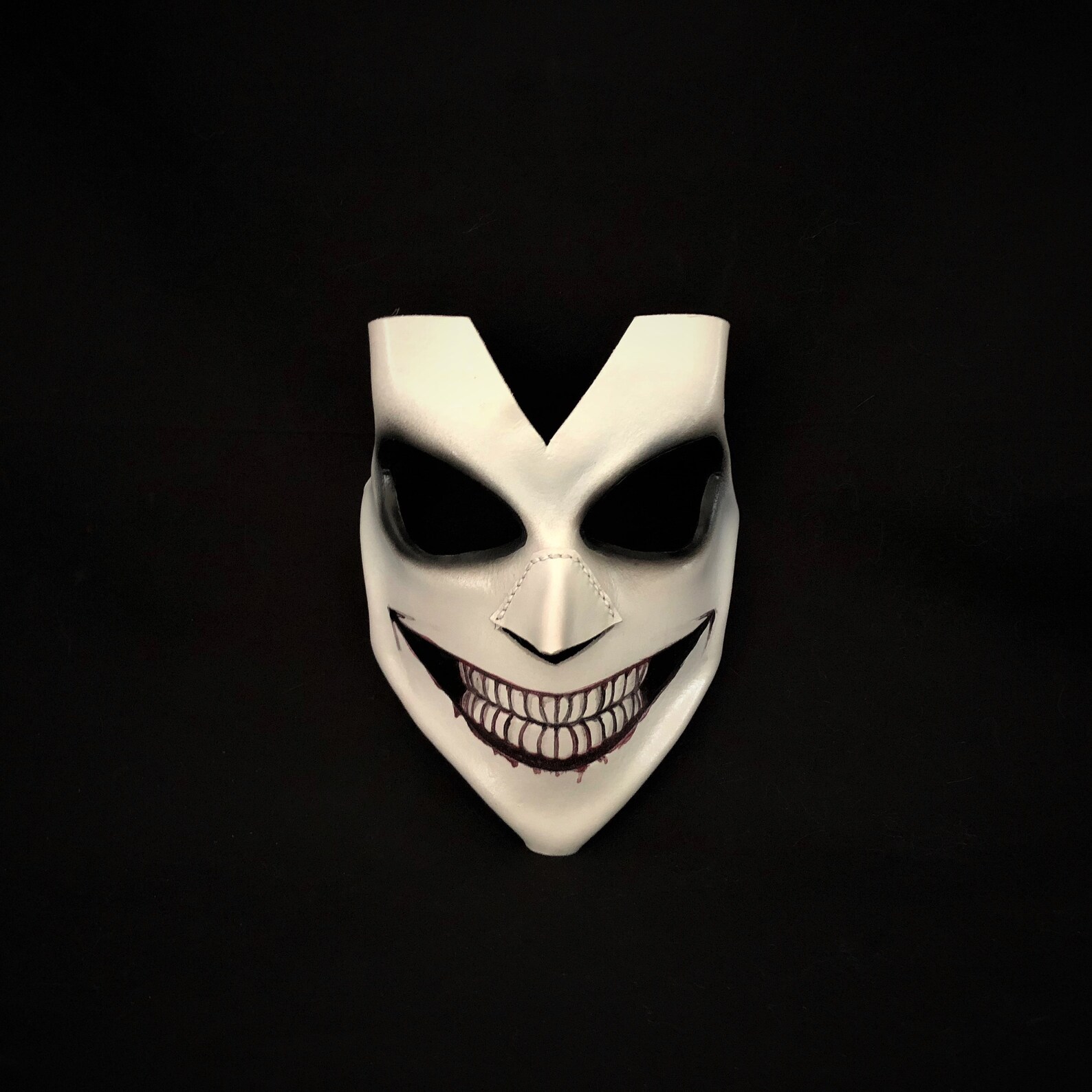 JEFF THE KILLER Mask Leather Jeff the Killer CosPlay Mask Etsy