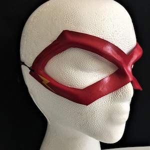 RED Leather Mask * Superhero Cosplay Comicon Superhero mask z