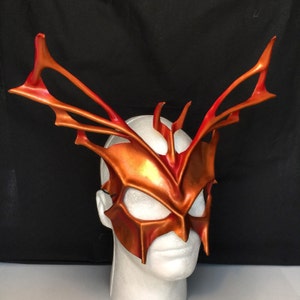 Greek God Mask HYDRA COPPER Bronze Halloween Mask Leather Mask Masquerade Mask Festival Greek God Costume Mardi Gras Carnival Cosplay LARP