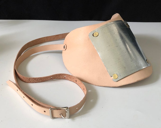 Natural Leather Shoulder Puppet HARNESS Renaissance Faire Puppet Saddle LARP Cosplay Pet Comicon