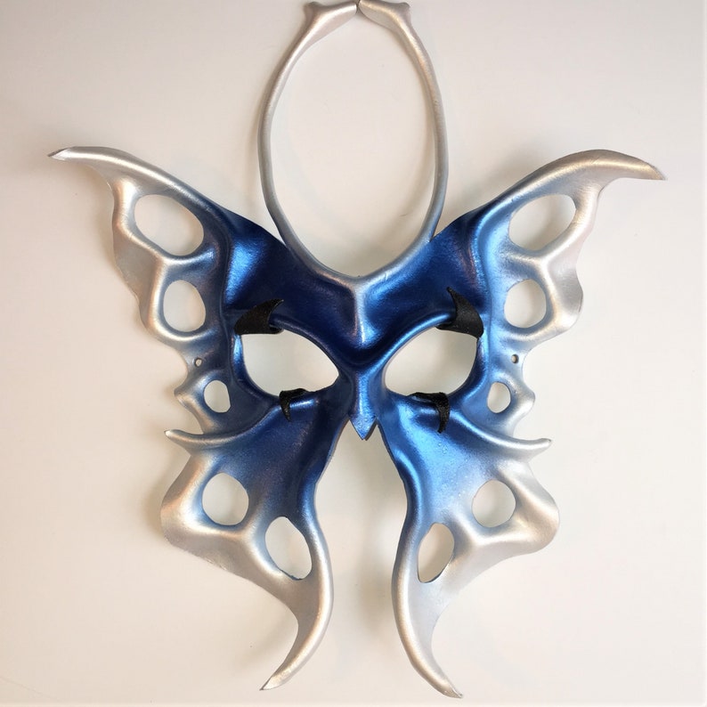BUTTERFLY FAIRY Mask Blue Butterfly Mask Renaissance Fairy Etsy