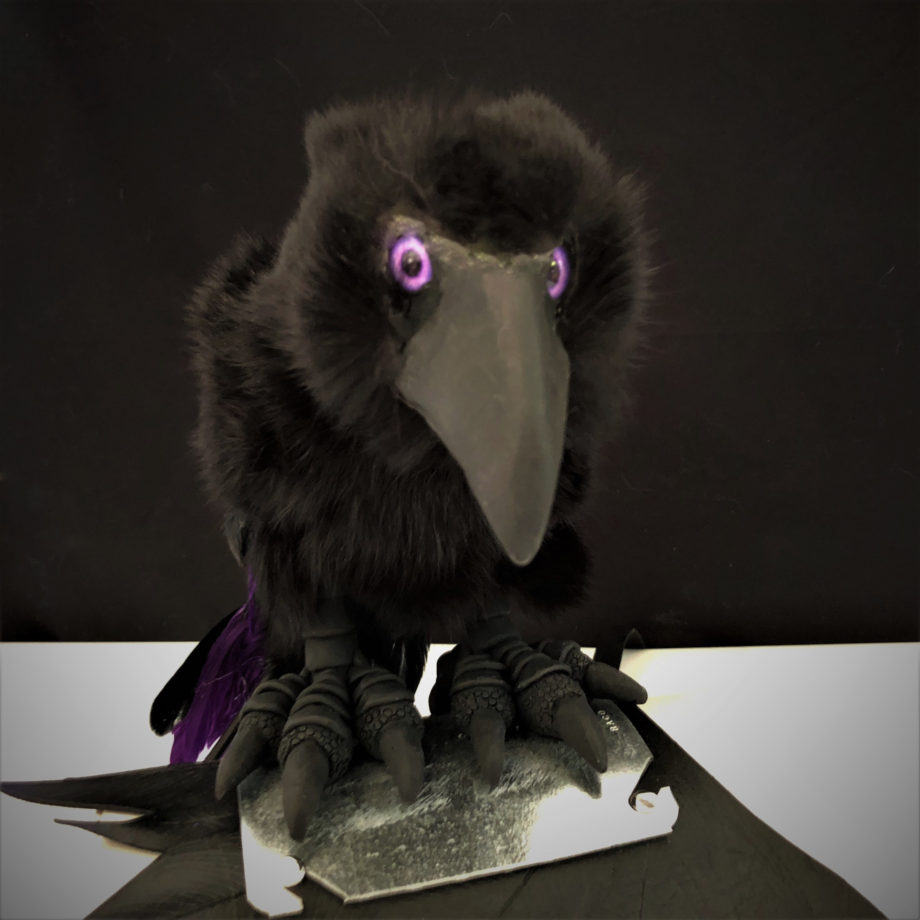 RAVEN puppet bird sculpture Maleficent cosplay Odin's Etsy