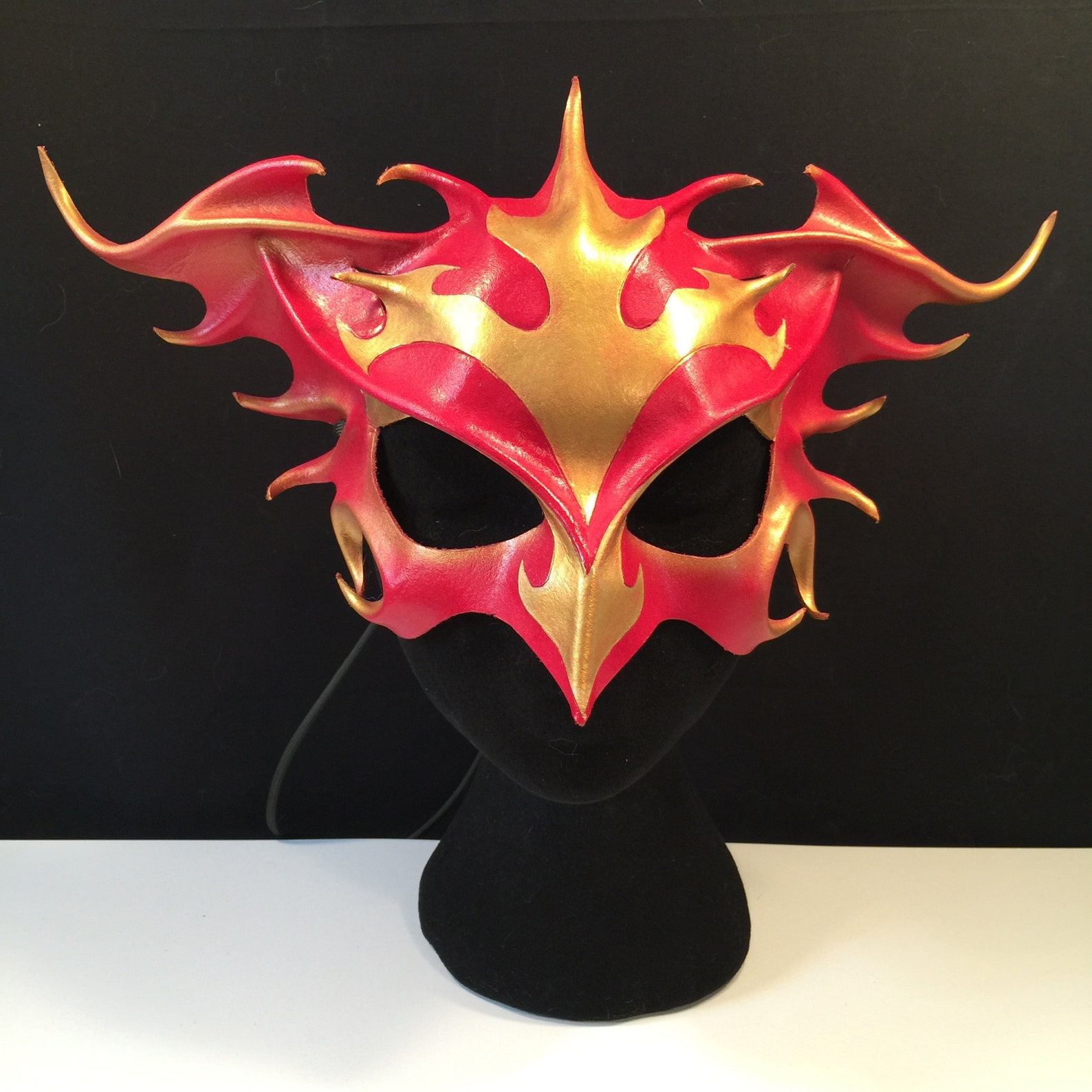 Blue PHOENIX MASK Bird Mask Carnival Mardi Gras Fantasy Etsy India