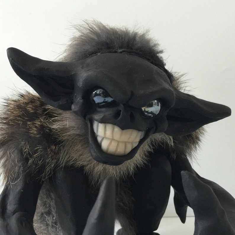 BROWNIE Shoulder Puppet Fantasy Creature with Coif Spiderwick Etsy
