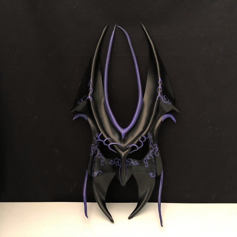 Mask - Leather Pink/Purple/Black main image 0