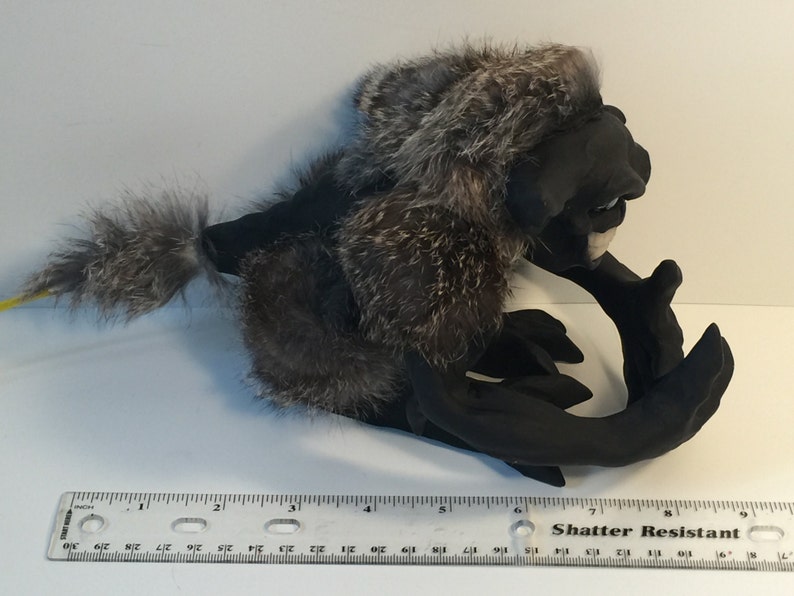 BROWNIE Shoulder Puppet Fantasy Creature With Coif Spiderwick Etsy