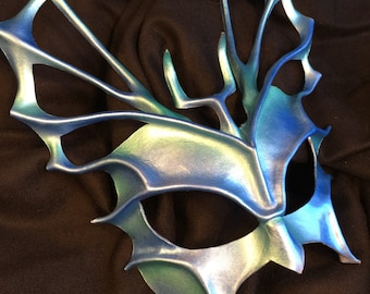 Aqua Triton Mask / Mermaid Costume, Poseidon Mask, Water Fairy Costume Accessory for MardiGras Carnival Festival Halloween