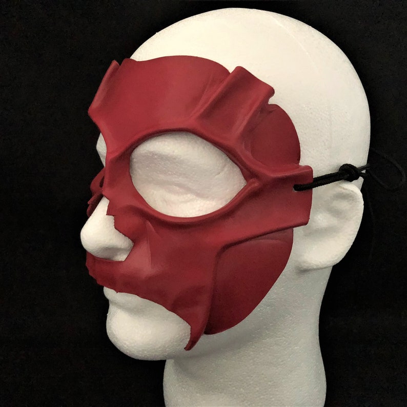 Demon mask Red DEATH MASK BDSM Mask Day of the Dead Mask Devil costume Carnival Mask Masquerade Red Halloween Mask Devil mask