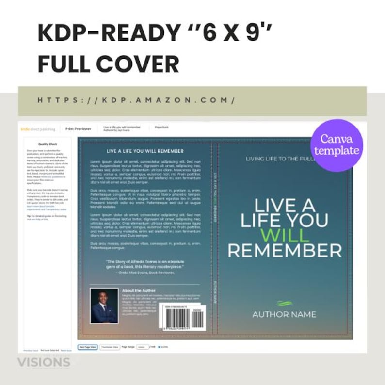 Ultimate KDP Publishing Bundle – Canva Interior, Full Cover & Amazon A+ Content Templates image 6