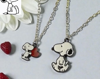 Collar de Snoopy: Colgante de dibujos animados kawaii, regalo para amigos