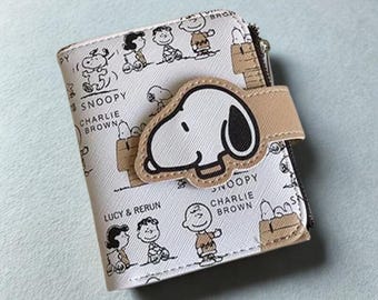 Monedero de Snoopy • Monedero con cremallera de anime