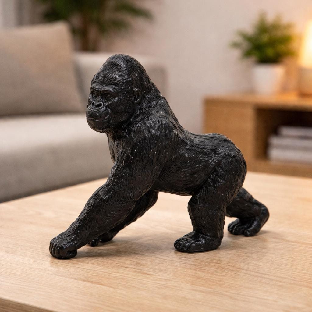 Gorilla resin statue - Etsy 日本