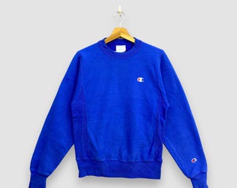 Vintage 90er Jahre Champion Reverse Weave Sweatshirt Rundhalsausschnitt Pullover Athletisch Pullover Größe Extra Small XS
