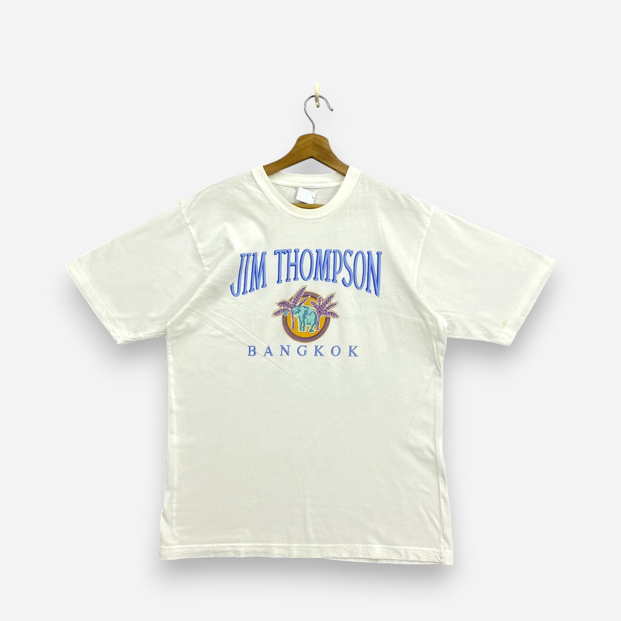 トップス OhjuriJim Thompson T-Shirt Jim Thompson Mens Silk Shirt - Etsy Canada
