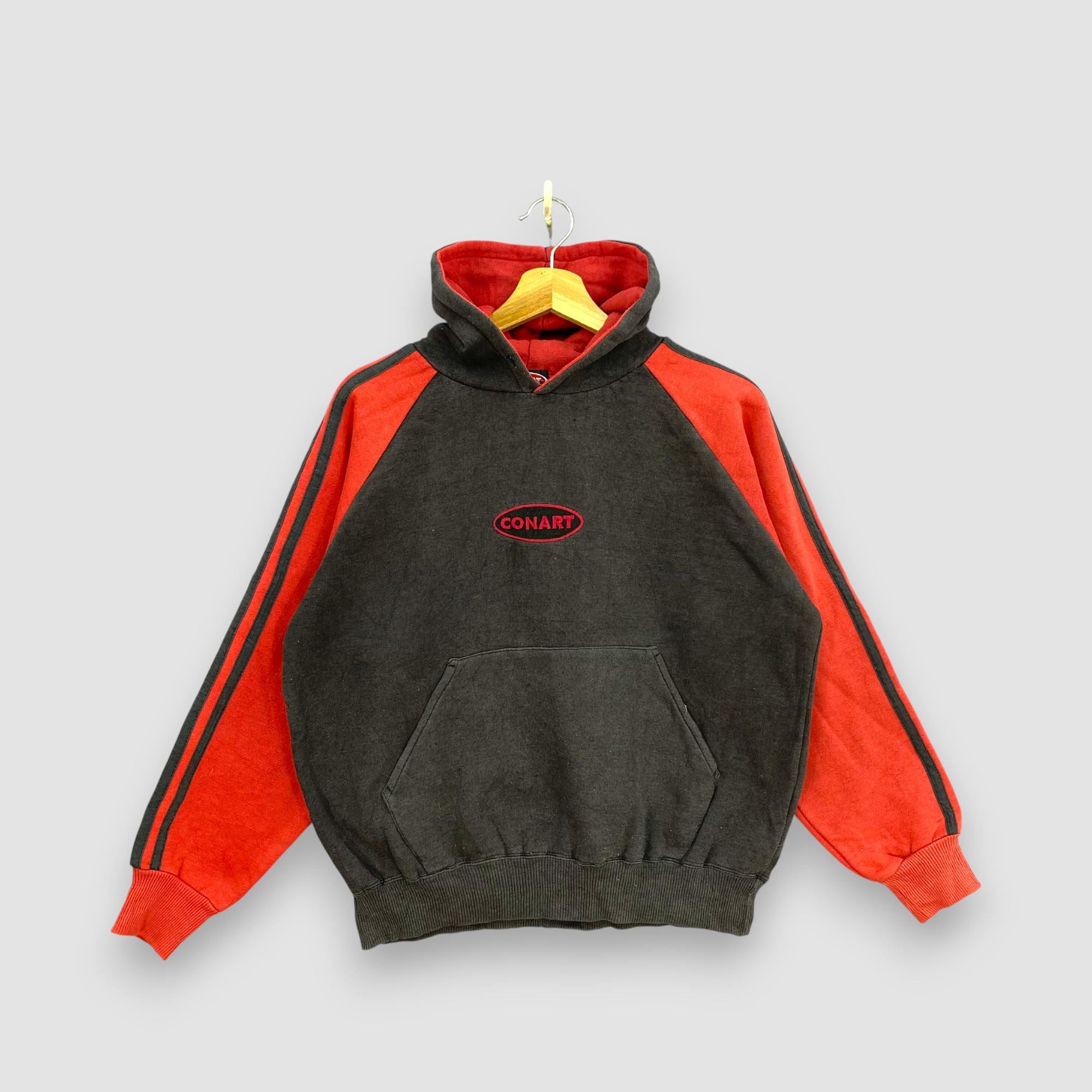 Vintage Two Tone Red Hoodie - Etsy