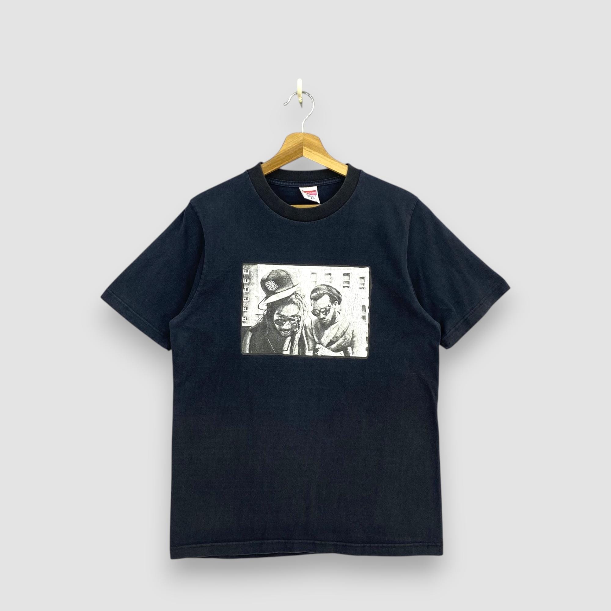 Supreme, Vintage 2005 Supreme Bad Brains Photo T-Shirt Size S Faded Black David Corio Punk Band Graphic Tee Streetwear Box Logo Apparel