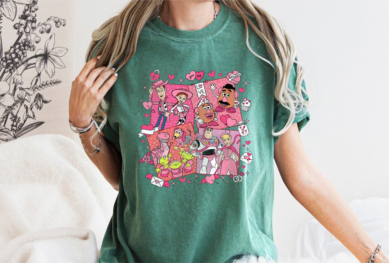 Toy Story Valentine PNG, Toy Valentine PNG, Couple Gifts, Xoxo Png