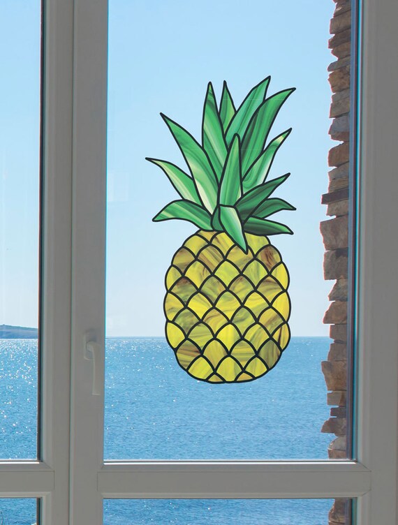 Stained Glass Pineapple