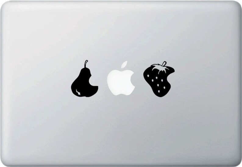Graphic Vinyl Decal Sticker 5.5w x 2h Jackpot Color Choices Pear Apple Strawberry MB