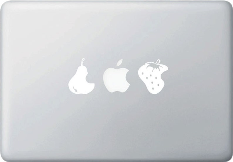 Graphic Vinyl Decal Sticker 5.5w x 2h Jackpot Color Choices Pear Apple Strawberry MB