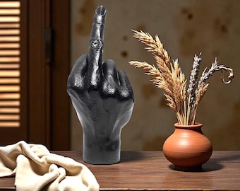 Statuette de main de majeur en résine, sculpture de bureau, décoration de bureau à domicile moderne, figurine d'art audacieux