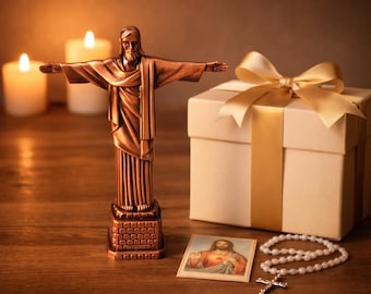 Christus Verlosser Beeldje – Katholiek Jezusbeeldje Cadeau Christelijke Woondecoratie