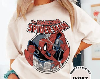 Retro Avengers The Amazing Spider-Man 1962 Shirt, Vintage Amazing Spider-Man Comics Book Cover Tee, Avengers Fans,Disneyland Family Trip Tee