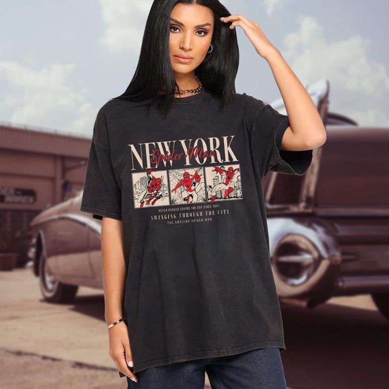 Camiseta vintage de Spider-Man de Brand New Day: Camiseta de superhéroe Spiderman, camiseta de Spidey de Tom Holland, camiseta de Spiderman de los Vengadores del MCU, camiseta de Brand New Day imagen 2