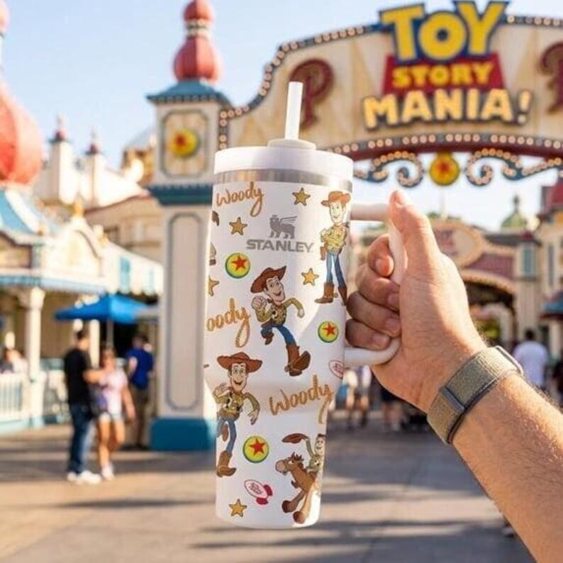Toy Story Woody Tumbler Cup, Personalized Custom Friends Style Gift, Tumbler 40oz image 1
