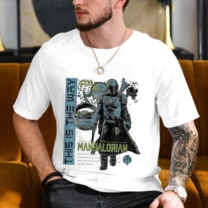 StarWars The Mandalorian This Is The Way Collage Shirt, Retro StarWars Shirt, StarWars Mandalorian T-shirt, StarWars This Is The Way Tee immagine 1
