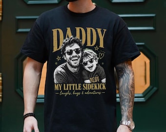 Comfort Colors Custom Dad Vintage Photo Shirt, Custom Fathers Day Shirt With Kids Photo, Funny Dad Shirt, Best Dad Ever Shirt, New Dad Gift