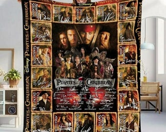Manta de Jack Sparrow de Piratas del Caribe, manta polar del Capitán Jack, manta acogedora de la película de Disneyland, regalo de Navidad, manta para decoración del hogar