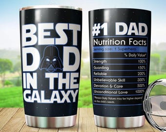 Dad Best Dad in The Galaxy Father's Day Tumbler 20oz, Perfect Gift For Dad, Father's Day gift