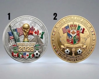 World Cup 2026 Challenge Coin, FIFA World Cup 2026 Coin, North America Legacy Challenge Coin, Soccer Memorabilia, Gift for Soccer Fan