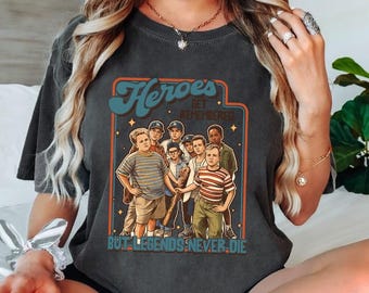 1990s Sandlot Legends Never Die Shirt, Baseball T-Shirt, Baseball Squad Crew Shirts, Baseball Team Tee, Baseball Movie Shirt