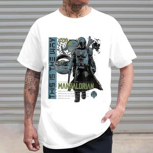 StarWars The Mandalorian This Is The Way Collage Shirt, Retro StarWars Shirt, StarWars Mandalorian T-shirt, StarWars This Is The Way Tee immagine 2