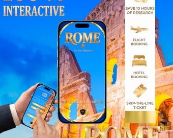 Guía de viaje a Roma 2026: itinerario interactivo en PDF y planificador de viaje.