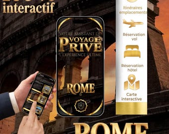 Guía de viaje de Roma: Tu asistente personal interactivo | Selección de hoteles, hoteles de lujo y reservas flexibles